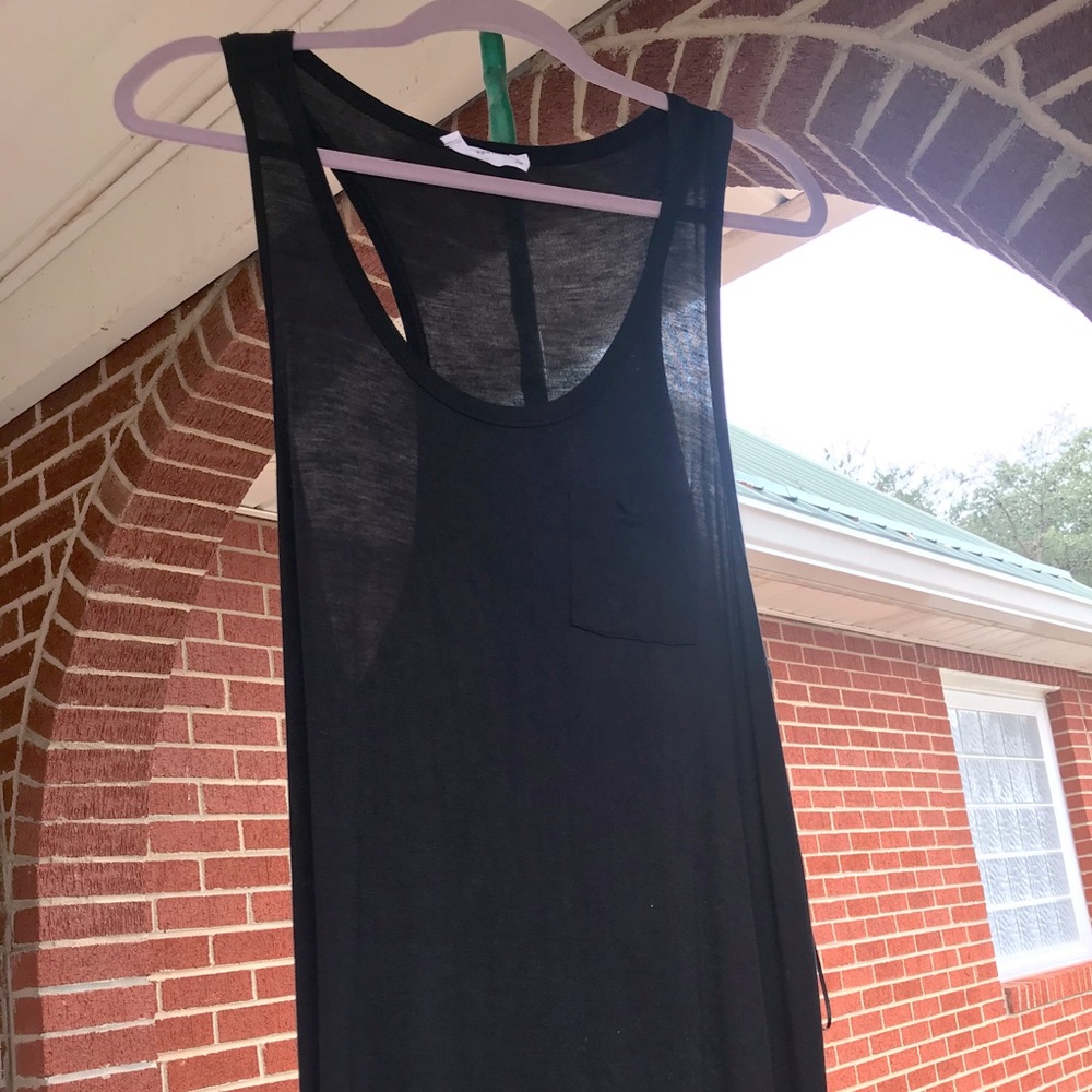 Black Sleeveless Tank Dress